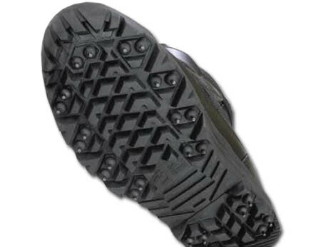 安全靴 甲ガード安全スパイクシューズ RV-202G 鋼製先芯 荘快堂 黒 30.0cm (w04335)