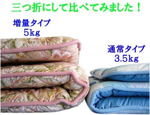 敷き布団 増量5ｋｇ 羊毛混 三層式敷布団 羊毛 ウール SL シングルロング 柄込 (m01176) 座布団