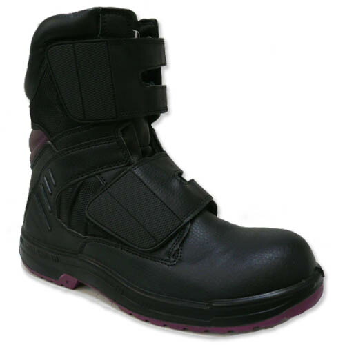 安全靴 半長靴 GD-80 マジック式 ジーデージャパン GD JAPAN 樹脂先芯 軽量 24.5〜28.0cm JSAA A種 黒 (w04294)