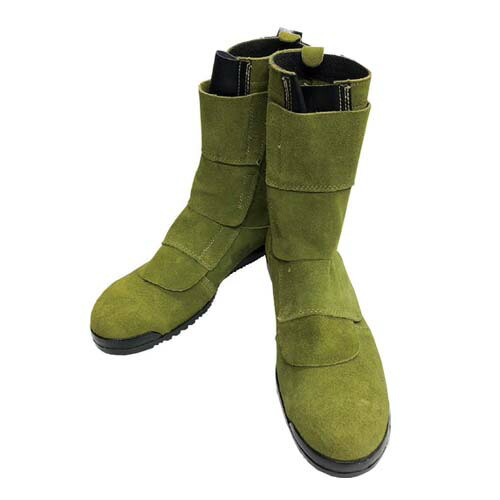 安全半長靴 NOSACKS ノサックス N4120 鍛冶鳶 鋼製先芯 25.0〜28.0cm 山葵 マジック (w04513)の通販は 10,495円