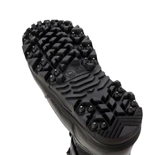 安全半長靴 荘快堂 甲ガード付スパイクシューズ RV-201G 鋼製先芯 30.0cm 紐 (w04526)