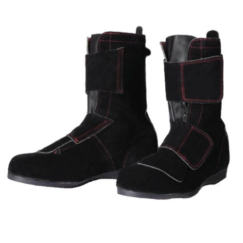 安全靴 半長靴 ドンケル DONKEL 出初めマジック匠 鋼鉄先芯 23.5〜28.0cm スエード 黒 (w05911)