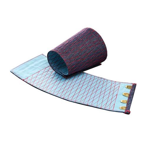 手甲 村上被服 HOOH 鳳皇 デニム手甲 014 4枚こはぜ 5双セット 赤糸 (w06705)