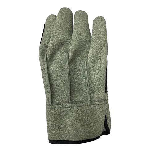 革手袋 のばのば HAMAGLO TOUGH GLOVE SOFT GREEN H910 10双組 M L 人工皮革 (w07345)