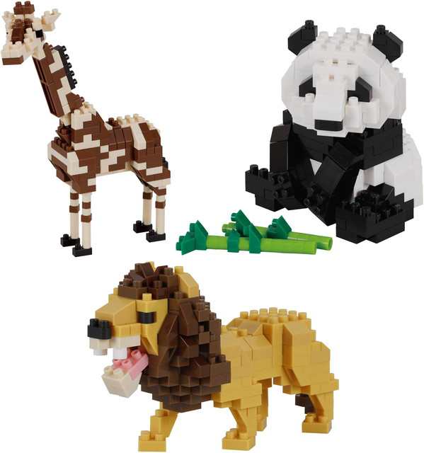 定形外郵便送料無料 3点セット ナノブロック Nanoblock キリン ジャイアントパンダ ライオンの通販はau Pay マーケット トイスタジアム