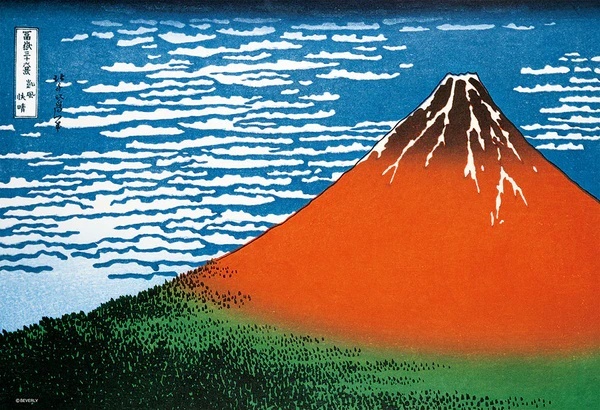 【送料無料】　ジグソーパズル 300ピース 赤富士 〜冨嶽三十六景 凱風快晴〜 38×26cm 300-130