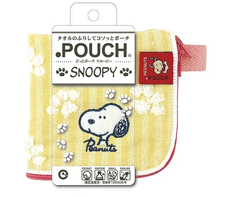 ネコポス送料無料 機能付きタオルポーチ どっとポーチ スヌーピー あしあとagの通販はau Pay マーケット トイスタジアム