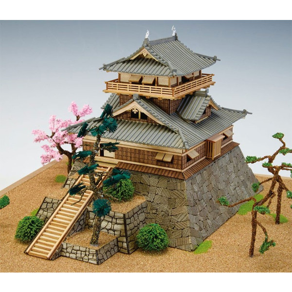 ウッディジョー 1/150 法隆寺 金堂 木製模型 組み立てキット (建物