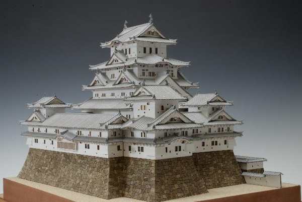ウッディジョー 木製建築模型 1 150 姫路城 レーザーカット加工 ...