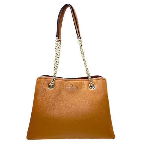 ケイトスペード katespade バック トートバッグ レディース アウトレット レザー チェーン ラグジュアリー WKRU7048 910 ウォームジンの通販は
