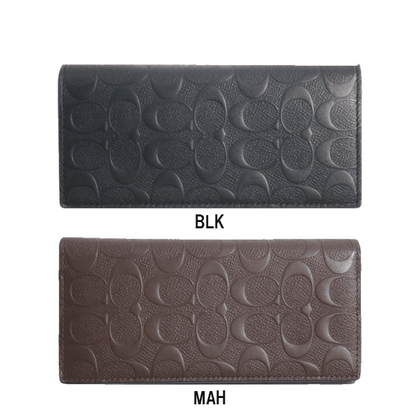 コーチ F Coach 財布 二つ折り財布 メンズ アウトレット レザー シグネチャー カーフ F Blk Mah Coach メンズの通販はau Pay マーケット Brandshop Purely Au Pay マーケット店