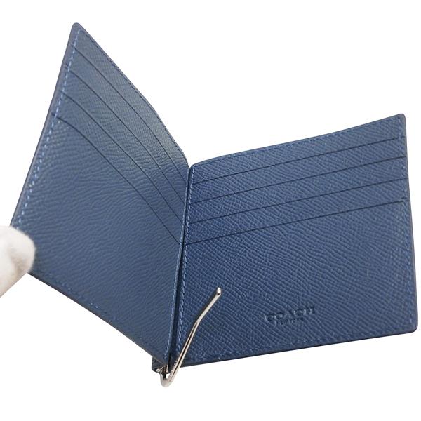 コーチ F Coach 財布 折りたたみ財布 メンズ アウトレット レザー マネークリップ 二つ折り ウォレット F Den デニム Coach の通販はau Pay マーケット Brandshop Purely Au Pay マーケット店