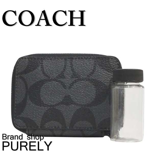 コーチ F Coach 小物 アクセサリーポーチ メンズ アウトレット レザー ピルケース トラベル F Cqbk ﾌﾞﾗｯｸ Coach メンズ の通販はau Pay マーケット Brandshop Purely Au Pay マーケット店