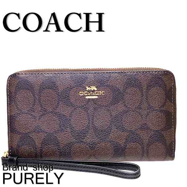 コーチ Coach F 財布 長財布 レディース アウトレット レザー シグネチャー F Imaa8 ﾌﾞﾗｳﾝ ﾌﾞﾗｯｸ レディース Wwwの通販はau Pay マーケット Brandshop Purely Au Pay マーケット店