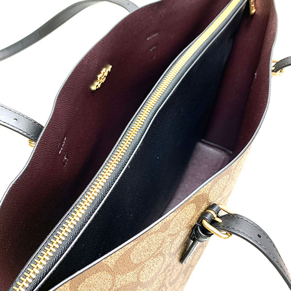 コーチ 1665コーチ Coach バック トートバッグ レディース アウトレット レザー キャンバスｘレザー レディースファッション バッグ の通販はau Pay マーケット Brandshop Purely Au Pay マーケット店