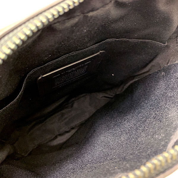 お気に入り アウトレット Coach ショルダーバッグ Qbbk 4009 コーチ メンズ ブラック シグネチャー バッグ Co F4009 Qbbk