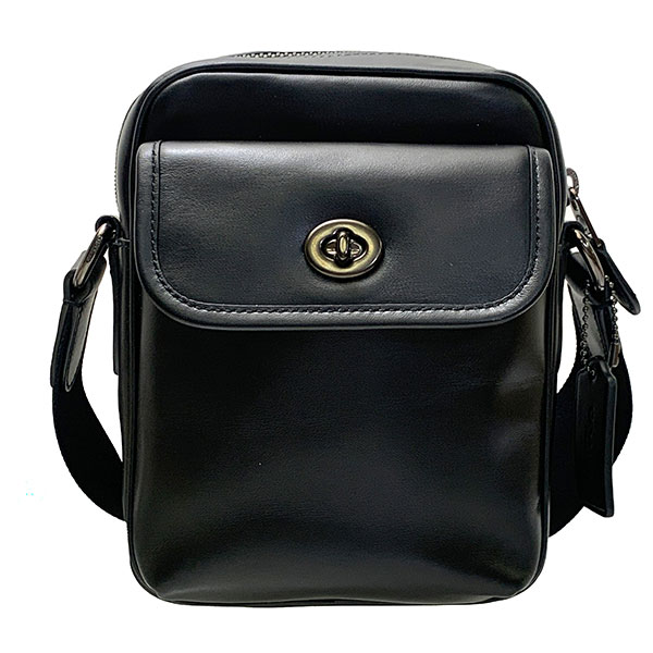 コーチ Coach バック ショルダーバッグ メンズ アウトレット カーフレザー クロスボディ ターンロック クロージャー C1269 Qbbk ブラックの通販はau Pay マーケット Brandshop Purely Au Pay マーケット店