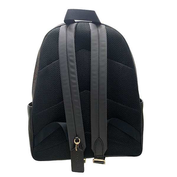 コーチ COACH バック リュック・デイパック レディース アウトレット PVC コーティングキャンバス レザー シグネチャー 6495 IMAA8 ﾌﾞﾗｳﾝ×ﾌﾞﾗｯｸ コーチ COACH レディース WWWの通販は