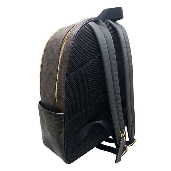 コーチ COACH バック リュック・デイパック レディース アウトレット PVC コーティングキャンバス レザー シグネチャー 6495 IMAA8 ﾌﾞﾗｳﾝ×ﾌﾞﾗｯｸ コーチ COACH レディース WWWの通販は