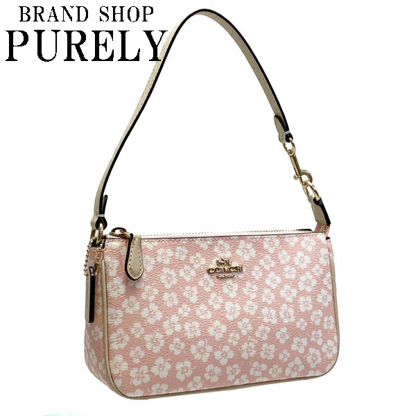 コーチ COACH 小物 ポーチ ミニハンドバッグ レディース アウトレット PVCコーティングキャンバス×レザー CA783 FCA783 IMPMC ピンクマルチカラー WWW