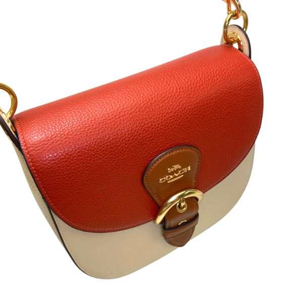 COACH レザー ショルダーバッグ レッド USA製 | SOLD OUT