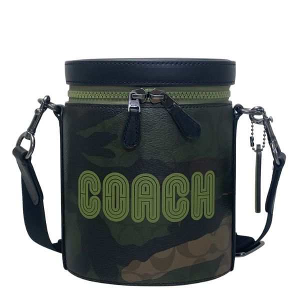 コーチ COACH バッグ ショルダーバッグ メンズ アウトレット PVCコーティングキャンバス×レザー CC024 FCC024 QBUOX カーキ/オリーブグリーンマルチ  MMMの通販はau PAY マーケット - Brandshop Purely au PAY マーケット店 | au PAY マーケット－通販サイト