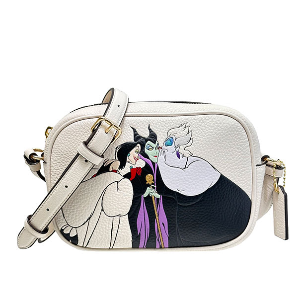 コーチ Coach バッグ ショルダーバッグ レディース アウトレット レザー ディズニー ヴィランズ Cc319 Fcc319 Imcah チョークマルチ Wwwの通販はau Pay マーケット Brandshop Purely Au Pay マーケット店