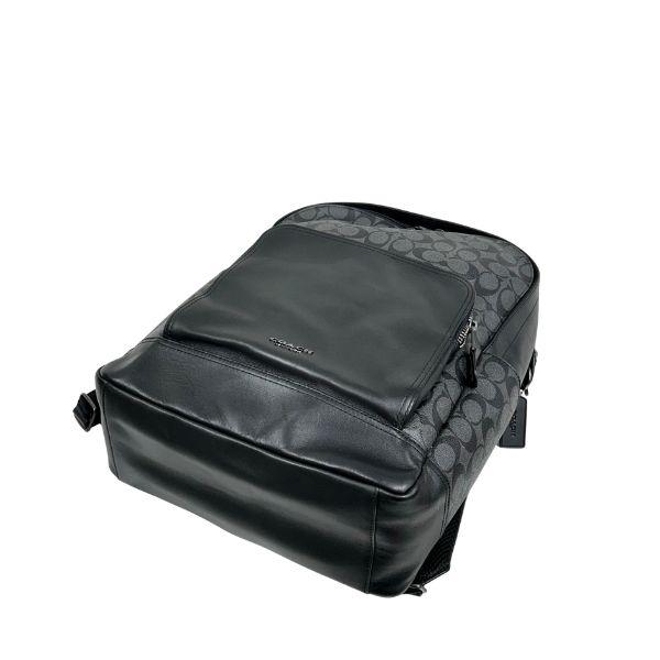 コーチ バッグ メンズ COACH リュックサック シグネチャー グラハム バックパック F38755 QBMI5 チャコール×ブラック COACH メンズ_3