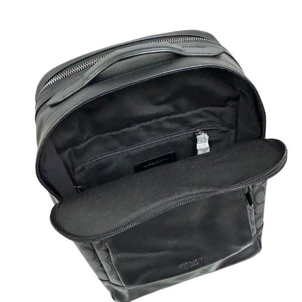 コーチ バッグ メンズ COACH リュックサック シグネチャー グラハム バックパック F38755 QBMI5 チャコール×ブラック COACH メンズ_5
