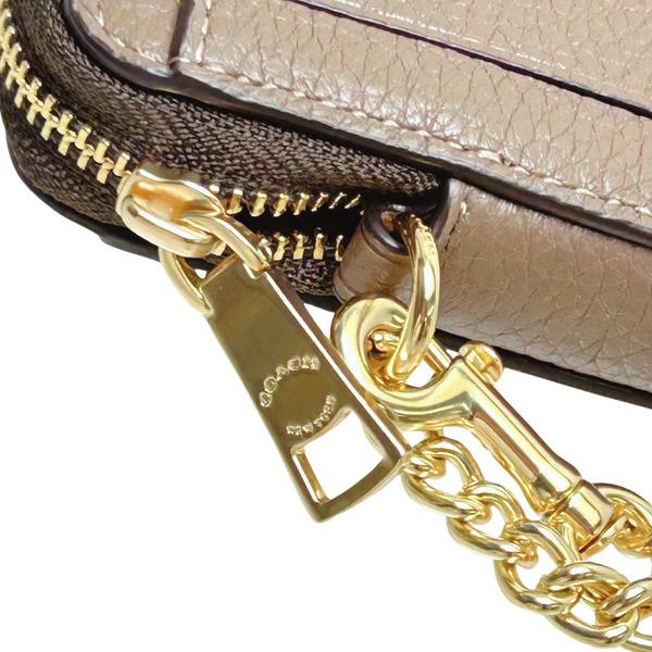 コーチ 財布 レディース COACH コインケース ペブルド レザー ジップ カード ケース 6303 IMV2R ダークストーン_4