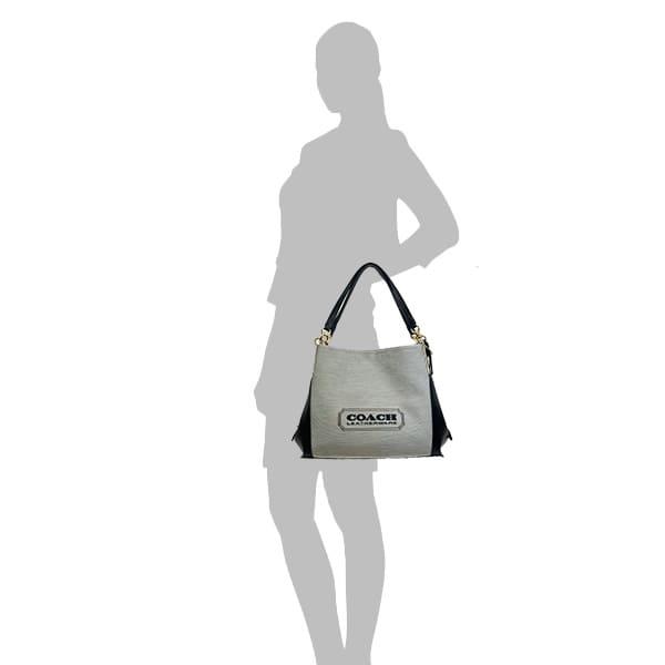 コーチ バッグ レディース COACH ショルダーバッグ ジャカード ダルトン ショルダー C9078 LIU1K ソルト×ブラック コーチ バッグ レディース COACH ショルダーバッグ ジャカード