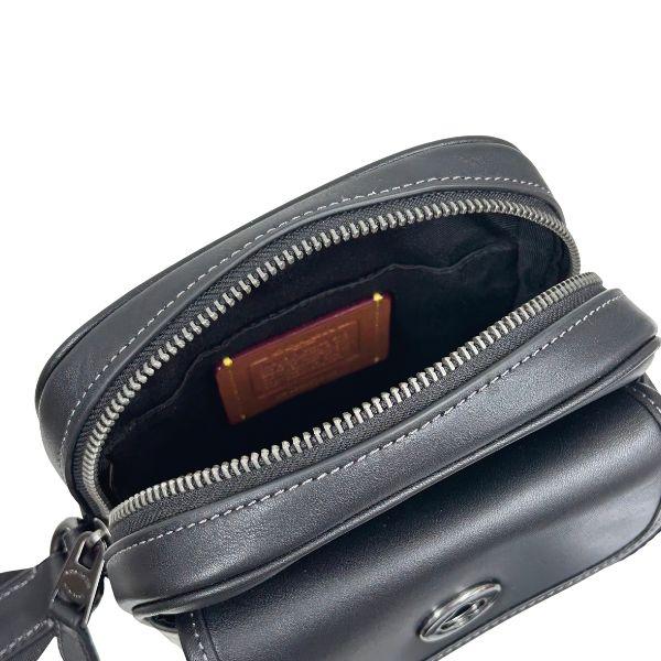 国内発送 コーチ バッグ メンズ COACH ショルダーバッグ レザー ターン 