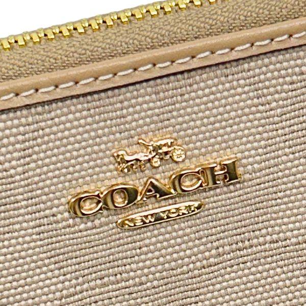 国内発送 コーチ 財布 レディース COACH 長財布 シグネチャー ロング ジップ アラウンド ウォレット CAO81 IMLG6 ダークナチュラルマルチ_4