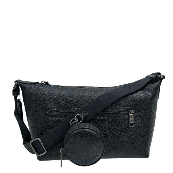 国内発送 コーチ ショルダーバッグ バッグ メンズ COACH バッグ レザー スモール フィン クロスボディ バッグ CCG20 QB/BK ブラック_2
