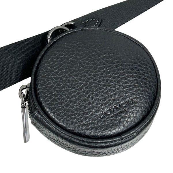国内発送 コーチ ショルダーバッグ バッグ メンズ COACH バッグ レザー スモール フィン クロスボディ バッグ CCG20 QB/BK ブラック_4