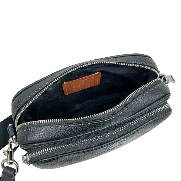 国内発送 コーチ バッグ メンズ COACH ショルダーバッグ フィンレイ クロスボディ バッグ CDB24 SV/BK ブラック_5