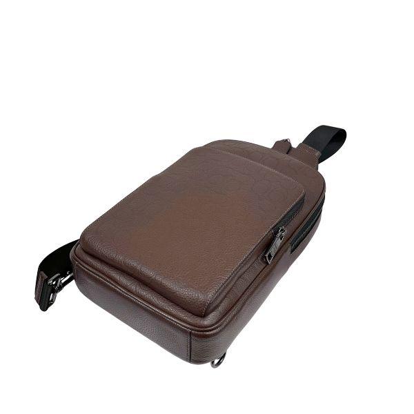 国内発送 コーチ バッグ メンズ COACH ショルダーバッグ シグネチャー レザー イーサン パック スリングパック CDC68 QBMPL メイプル_3