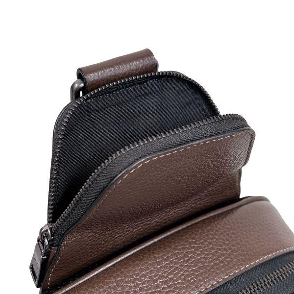 国内発送 コーチ バッグ メンズ COACH ショルダーバッグ シグネチャー レザー イーサン パック スリングパック CDC68 QBMPL メイプル_4
