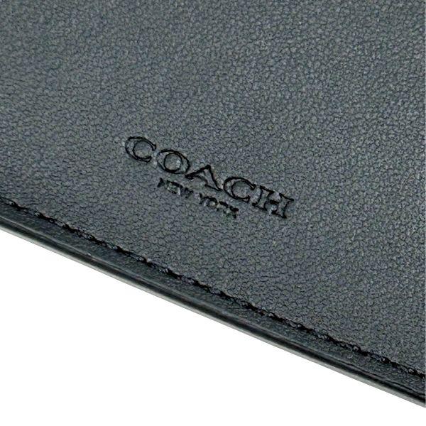 国内発送 コーチ 財布 メンズ COACH 折り財布 ヴァーシティ ストライプ ID ビルフォールド ウォレット CDD07 BLC ブラックマルチ_5