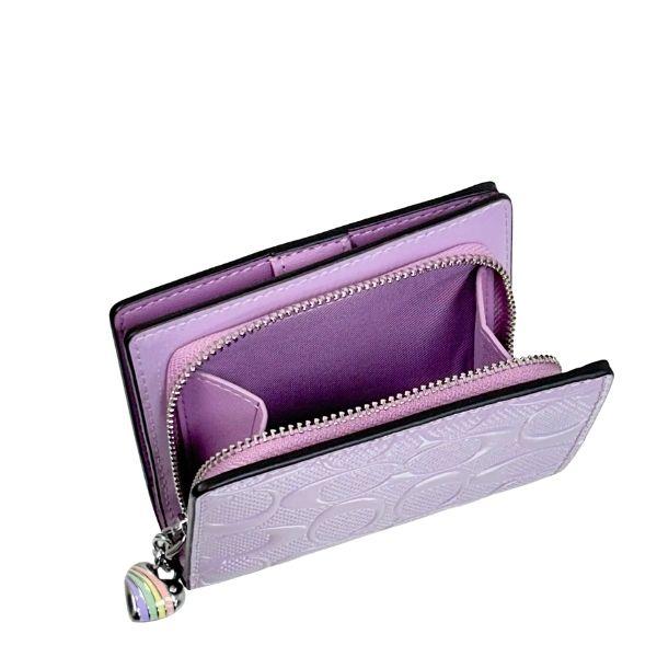 国内発送 コーチ 財布 レディース COACH 折り財布 レザー ハート 