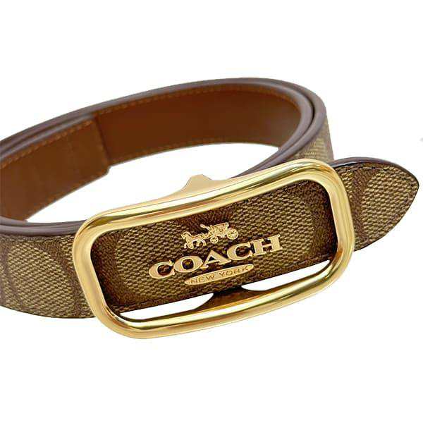 コーチ ベルト レディース COACH 25MM シグネチャー モーガン