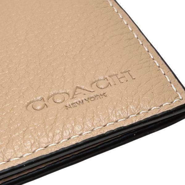 コーチ 財布 メンズ COACH アウトレット レザー スリム ビルフォールド