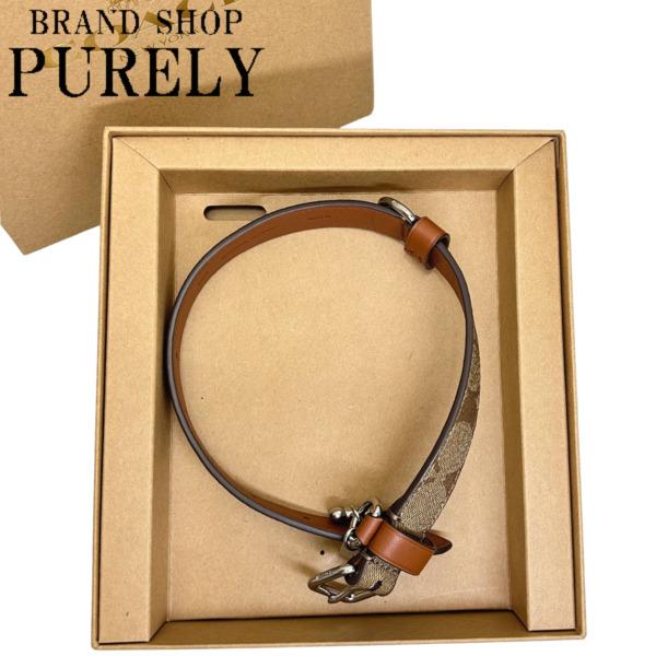 コーチ COACH 首輪 S 犬用 シグネチャー コーチ ペット用品 COACH 犬用