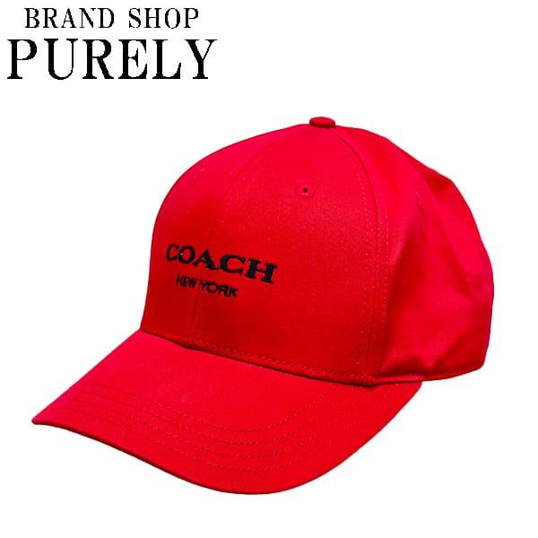 コーチ キャップ メンズ COACH 帽子 エンブロイダリー ベースボール ハット CH409 RED レッド 送料無料の通販は