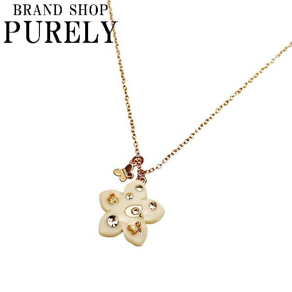 コーチ COACH アクセサリー レディース 小物 ワイルドフラワー レジン ペンダント ネックレス CL133 OZA ローズゴールド×チョークの通販は