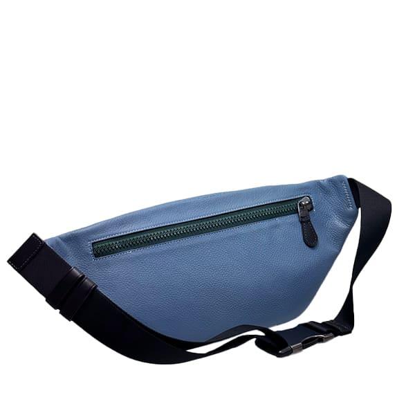 コーチ バッグ メンズ COACH ボディバッグ カラーブロック コーチ スタンプ トラック ベルト バッグ CM274 QBW5J ライトミストマルチ