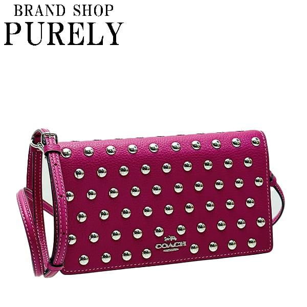 コーチ バッグ レディース COACH ショルダーバッグ リベット アンナ フォルド オーバー クロスボディ CM851 SVAJN セリーヌ