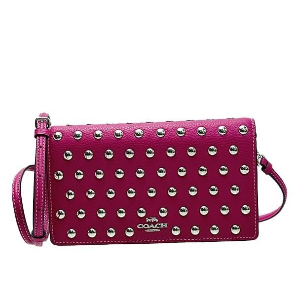 コーチ バッグ レディース COACH ショルダーバッグ リベット アンナ フォルド オーバー クロスボディ CM851 SVAJN セリーヌ コーチ バッグ レディース COACH ショルダーバッグ リベット アンナ