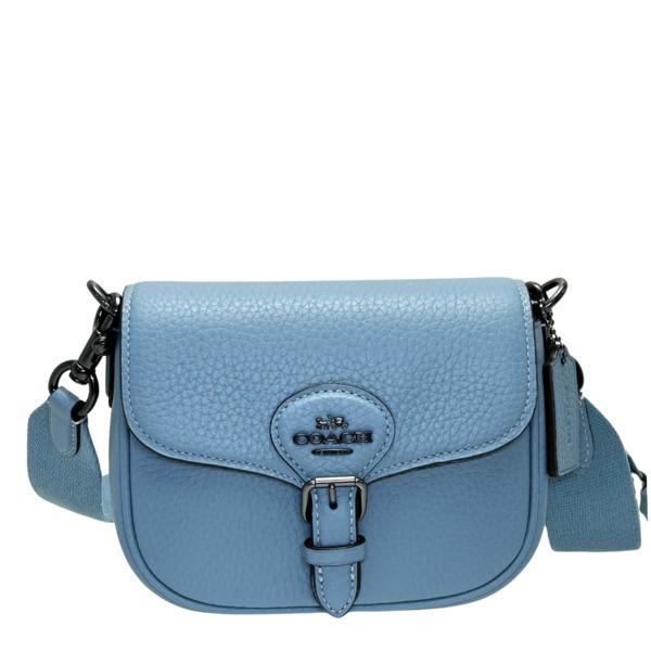 コーチ バッグ レディース COACH ショルダーバッグ レザー アメリア スモール サドル バッグ CP001 QBCFL コーンフラワーの通販は