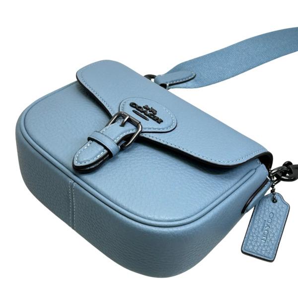 コーチ バッグ レディース COACH ショルダーバッグ レザー アメリア スモール サドル バッグ CP001 QBCFL コーンフラワーの通販は